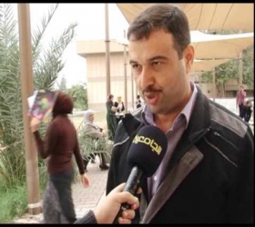 مكتب القناة الجامعية - جامعة النهرين - تفقد السيد رئيس جامعة النهرين لامتحانات جامعة الانبار باستضافة جامعة النهرين