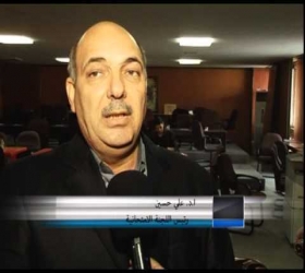 مكتب القناة الجامعية - جامعة النهرين - زيارة السيد رئيس جامعة الانبار الى المركز الامتحاني في جامعة النهرين
