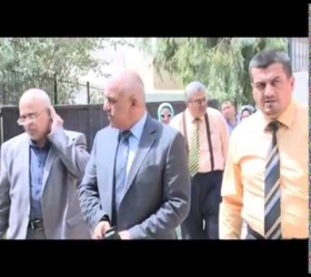 قسم الأعلام والعلاقات العامة - جامعة النهرين - الجولة التفقدية للسيد رئيس الجامعة الى المجمع الشمالي لمجمع الكليات