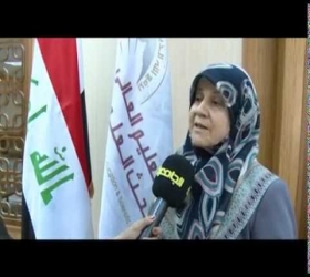 قسم الأعلام والعلاقات العامة - جامعة النهرين - النائبة سميرة الموسوي تكرم الطلبة الاوائل للعام الدراسي 2014-2015